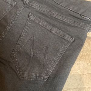 NWT Mother The Looker Not Guilty Black skinny jeans